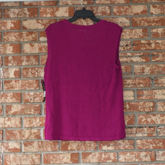 Jones New York Burgundy Top NWT - Picture 3 of 5
